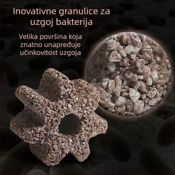 Maibao Filtracijski medij za akvarij od sirovog ruda – šuplje kuglice, cigle i osmerokutni dijelovi