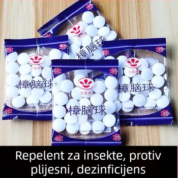 Kuglice za vlagu za odbijanje insekata, garderobni miris, kamfor kugla