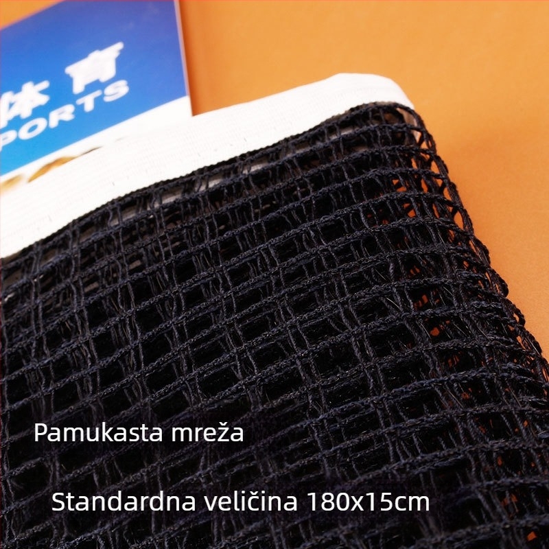 Stalak za mrežu stolnog tenisa, integrirana srednja mreža, prenosiv, vlakna od pamuka, težina 0.01 kg