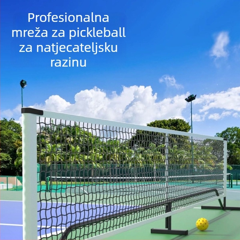 Prijenosna pickleball mreža za mlade za vanjski trening — najlon/polipropilen, prilagodba dostupna, marka 729, fitness oprema, badminton stup