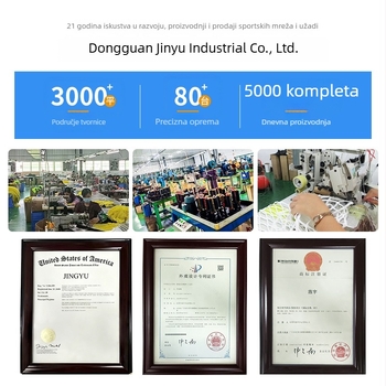 Mreža za tenis trening, prijenosna i rastavljiva, poliester, Jingyu Industrial, teniski post