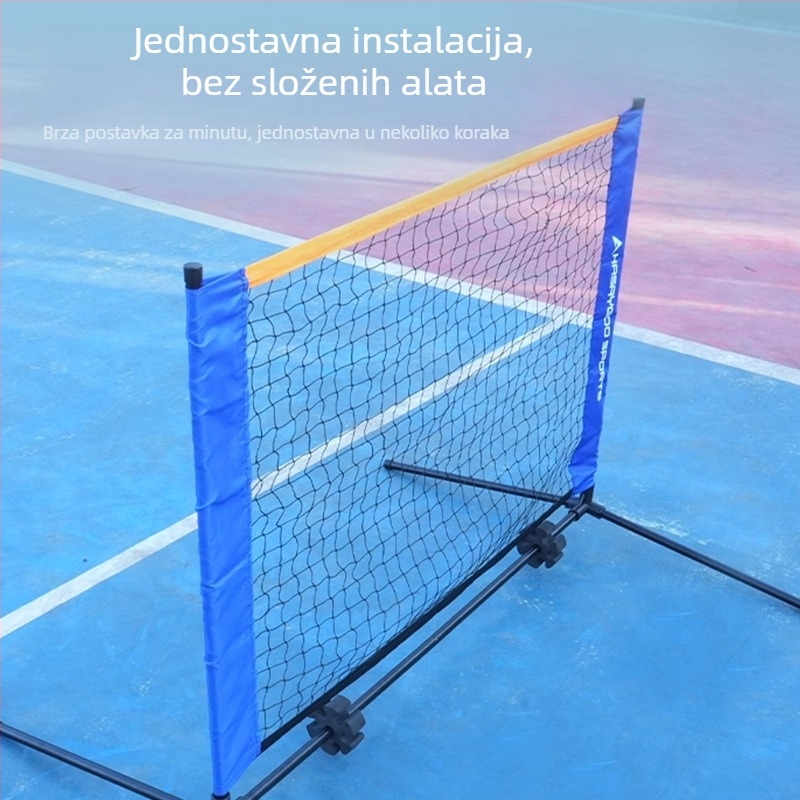 Stalak mreže za pickleball, sklopivi i pomični, za vanjsku upotrebu, 2 kg, Hasago