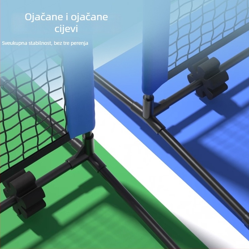 Stalak mreže za pickleball, sklopivi i pomični, za vanjsku upotrebu, 2 kg, Hasago