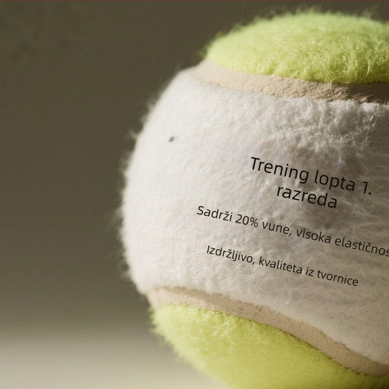 Gumena tenis lopta – Brend Jinxi Lai, Šifra proizvoda 1091, Ekskluzivni prekogranični izvoz, Ispis logotipa, Prilagođena obrada