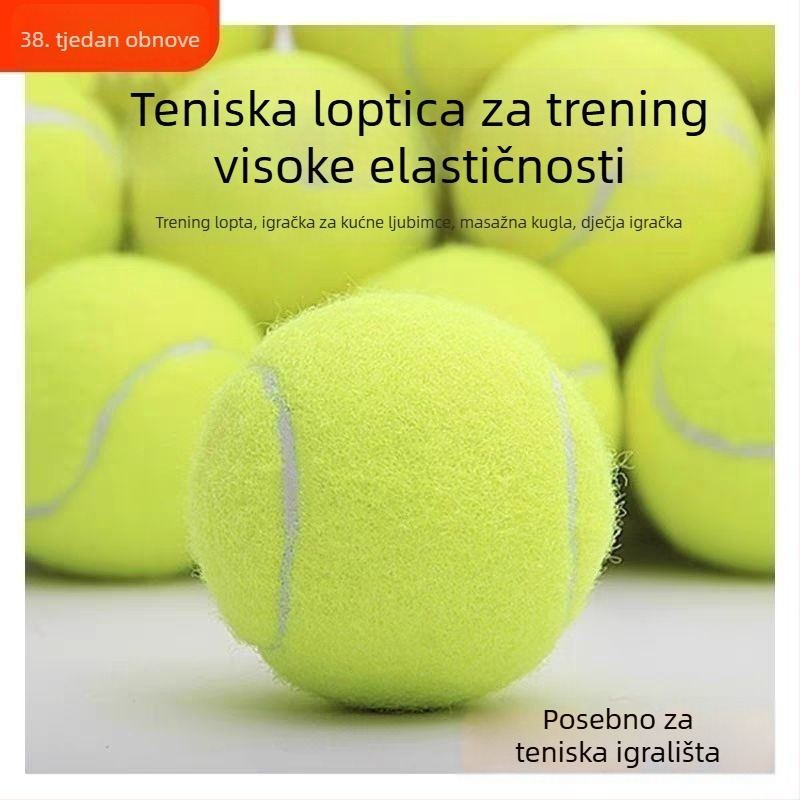 100 komada teniskih loptiica za trening od početnika do naprednih, otporne na habanje i izdržljive