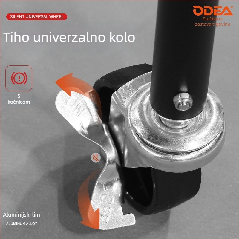 Odea Odeir teniska kolica za lopte — prijenosna, sklopivi okvir za skupljanje lopti, velika kapaciteta, prilagodljiv