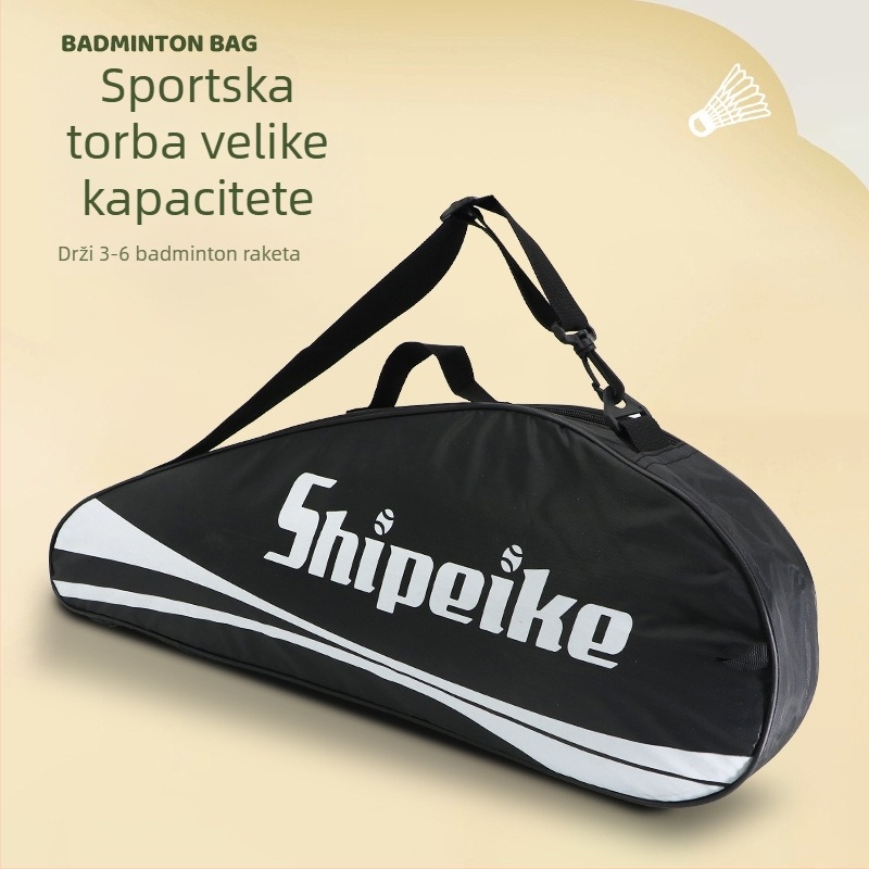 Spike torba za rekete za badminton i tenis | Oxford platno, vodootporno | Kapacitet 3-6 reketa, za stolni tenis i badminton