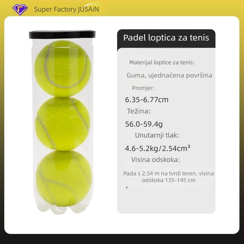 Lopta za stolni tenis za trening – visokoelastična i izdržljiva, pogodna za odrasle, tinejdžere i djecu, za početnike