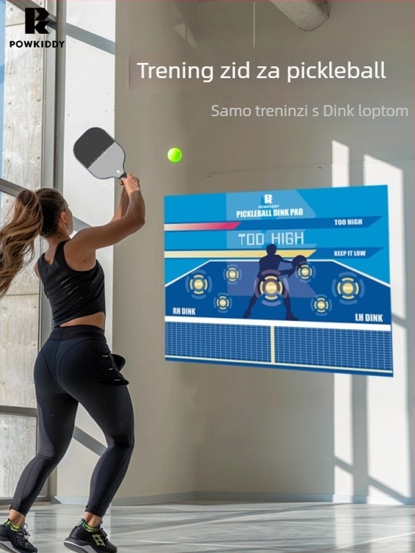 Devils trening alat za pickleball – materijal naljepnica, 720 g, prilagodljiv, za tenis