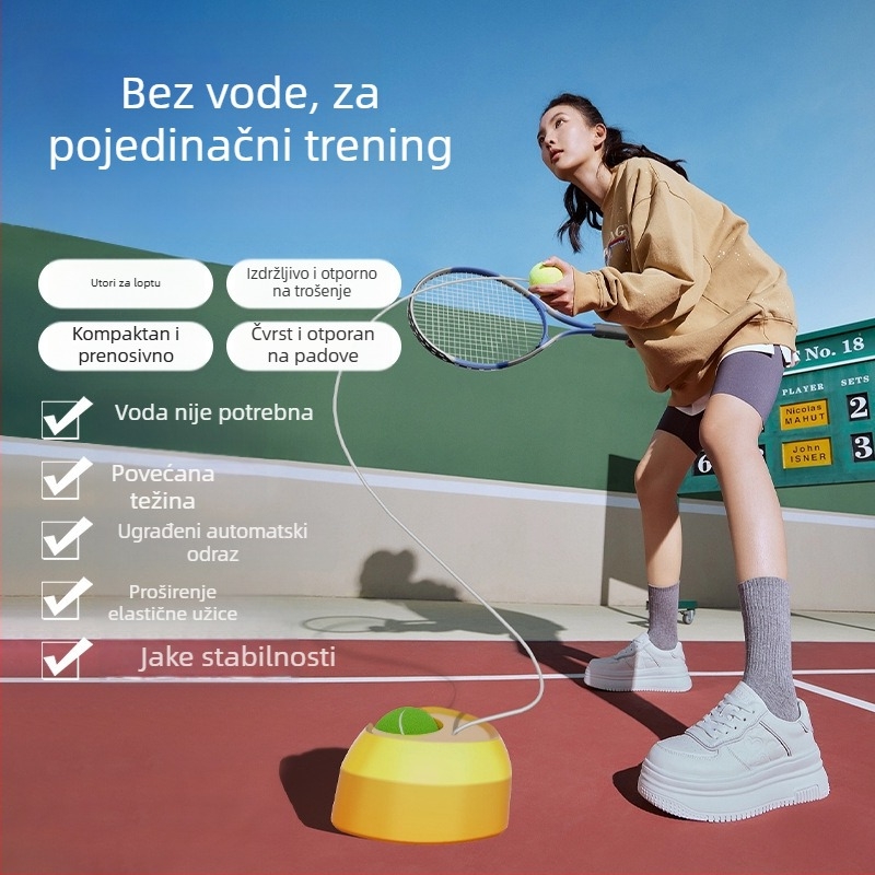 Han Jue baza za tenis trening s jezgrom od željeznog pijeska, ABS/PE/EVA, prilagodljiva
