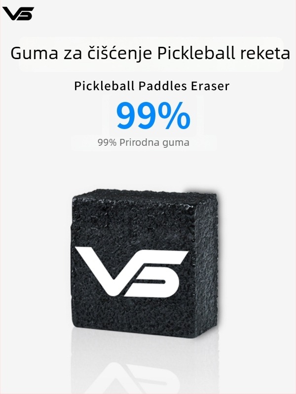 Čistač gume za pickleball reket – kaučuk, marka Vispinvo, prilagodljiv