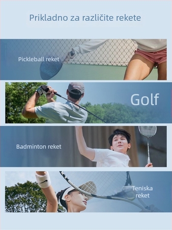 Vispinvo Counterweight za pickleball reket — okvir od olovnog lista, samoljepljiv, težina 3 g