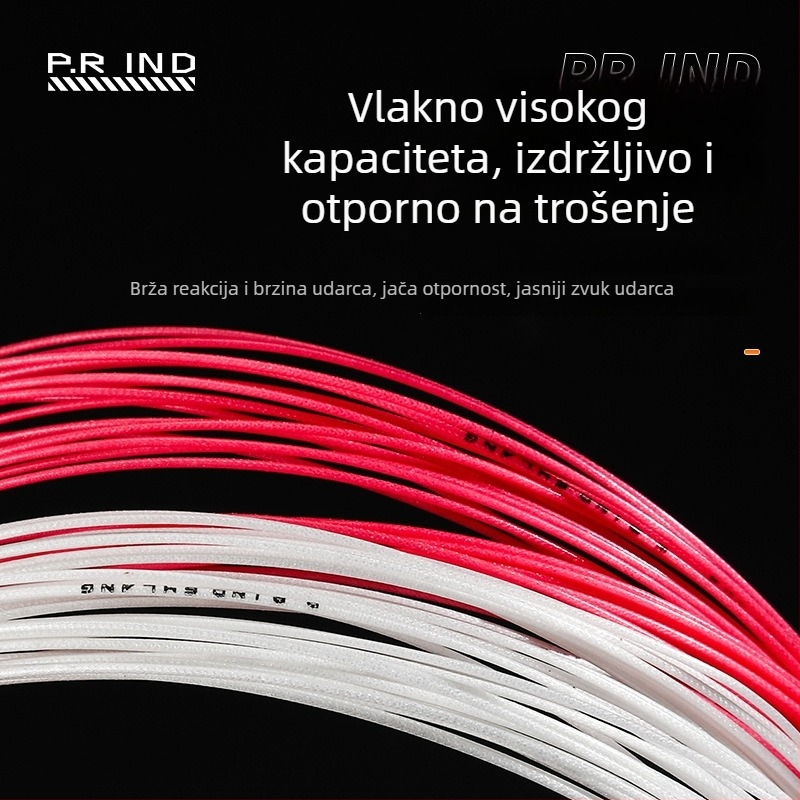 Pu Rui najlon vlakno za reket badminton – visoka elastičnost, visoke performanse