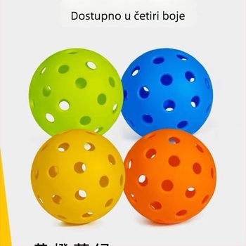 Pickleball standard lopta za unutarnju i vanjsku uporabu, visok odraz, za početnike
