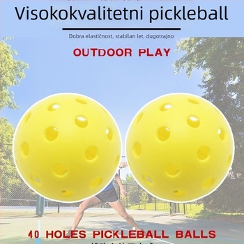 Pickleball standard lopta za unutarnju i vanjsku uporabu, visok odraz, za početnike