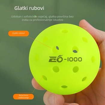 Lanwei profesionalni pickleball za natjecanje, 40 rupa, rotacijsko oblikovanje, 275 g