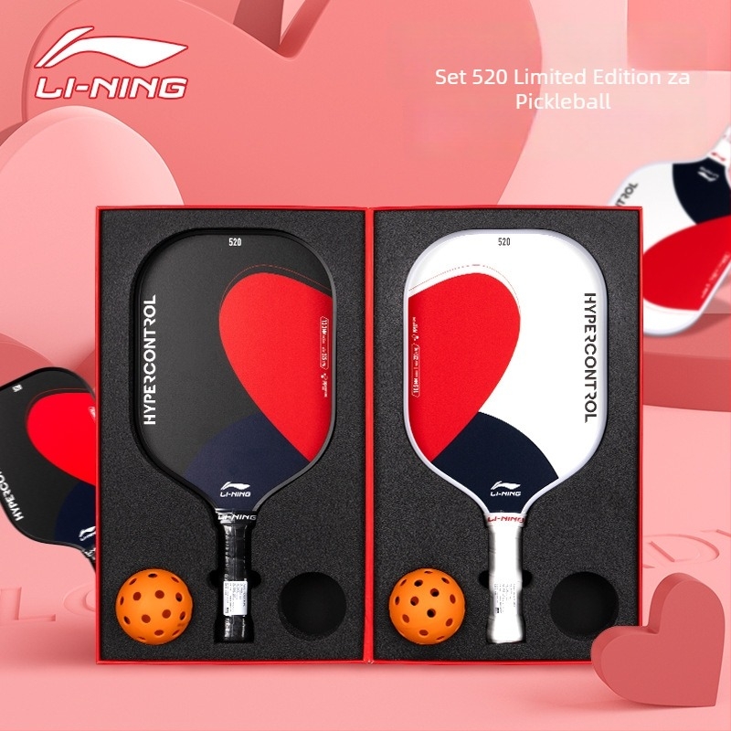 Li-Ning pickleball set reketa - 520 ograničeno izdanje, Fiberglass, parni stil