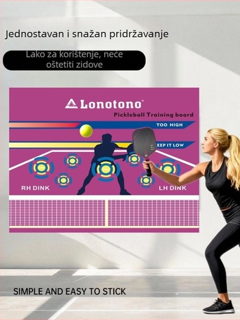 Pickleball trenutačni zidni naljepnica – za početnike, ciljana zidna naljepnica; Marka: Other; Materijal: Paper; Težina: 700±