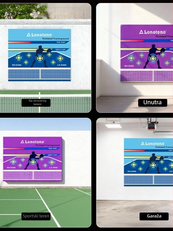 Pickleball trenutačni zidni naljepnica – za početnike, ciljana zidna naljepnica; Marka: Other; Materijal: Paper; Težina: 700±