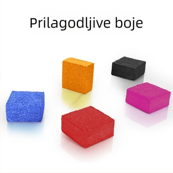 Čistač rakete pickleball, Prijenosni gumeni alat za čišćenje, Težina 56,4 g, Materijal: Guma, OEM prilagođavanje