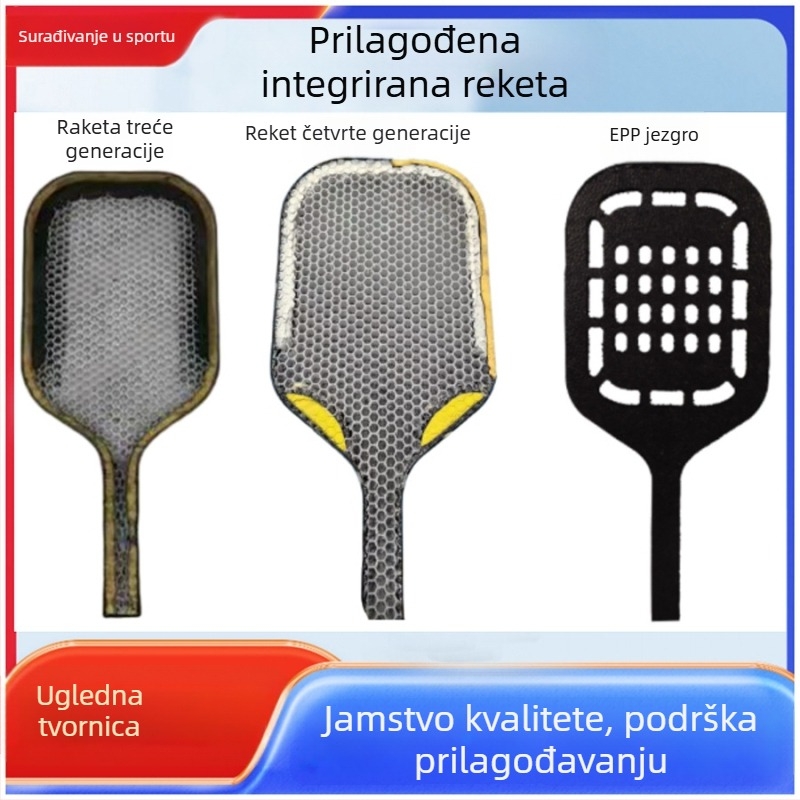 Palica za pickleball, T700 karbonska vlakna, mat tekstura platna, OEM brenda, 230±10 g