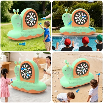 Naduvljivi cilj u obliku puža — PVC igra bacanja za djecu 4–6 godina