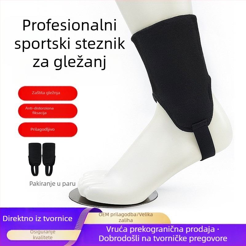 Chránitelj gležnja za nogomet, borilačke vještine, hokej i rugby – zaštita od udaraca i sudara, štiti gležanj, zglobove i Ahilovu tetivu, poliester vlakno