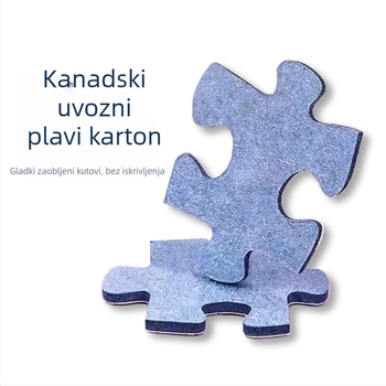 Cobble Hill 1000-dijelna slagalica, Božićna scena s hokejom na ledu za odrasle, od papira