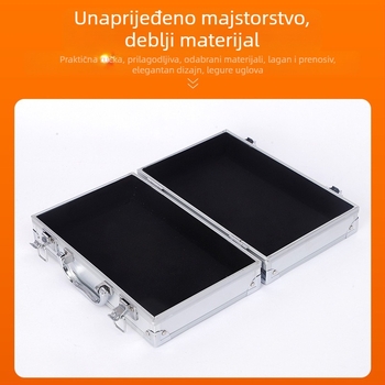 Kutija od aluminijske legure sa zaključavanjem za elektroniku i opremu (aluminij, zaključavanje, skladištenje, elektronika)