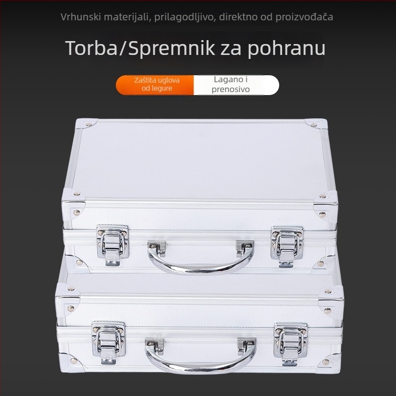 Kutija od aluminijske legure sa zaključavanjem za elektroniku i opremu (aluminij, zaključavanje, skladištenje, elektronika)