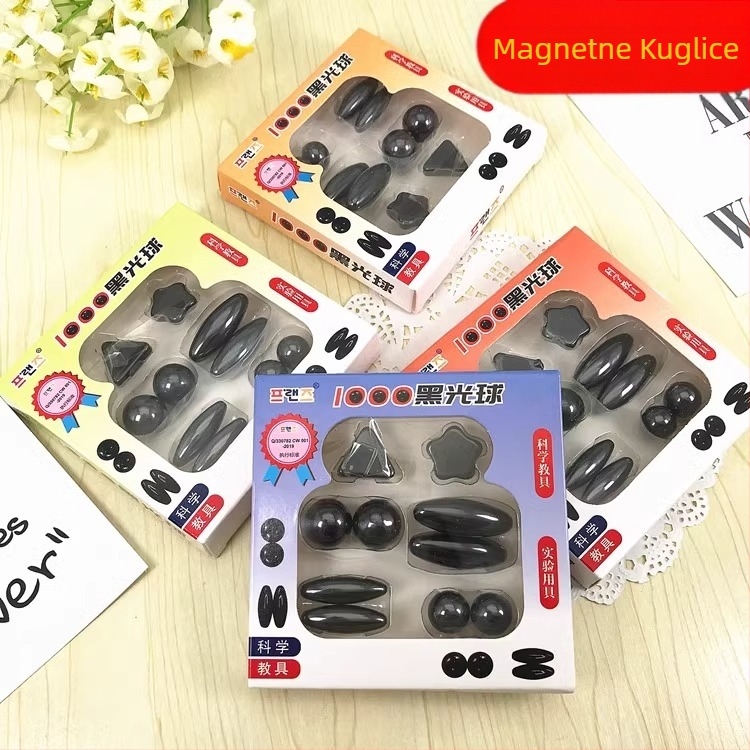 Magnetni set za nastavu fizike, 12 komada, razvoj intelekta