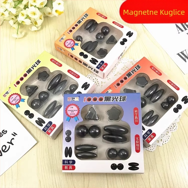 Magnetni set za nastavu fizike, 12 komada, razvoj intelekta