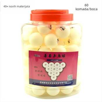 Shanxi stolnoteniske lopte, novi materijal, bez logotipa, podrijetlo Jiangsu, za trening s više lopti