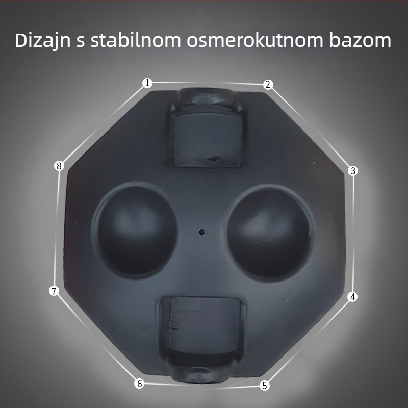 Trener stolnog tenisa za unutarnju upotrebu — s fleksibilnim osovinom i usisnom čašicom, ABS kućište