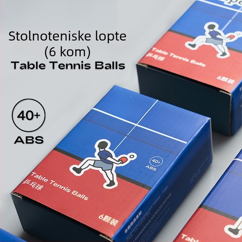 Kutija za trening lopti za stolni tenis – PP materijal, šivane loptice, mogućnost prilagodbe