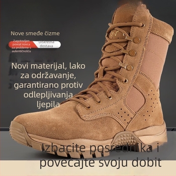 Vanjske visoke borbene čizme, unisex za odrasle, prozračne najlonske, pustinjačke/taktičke čizme