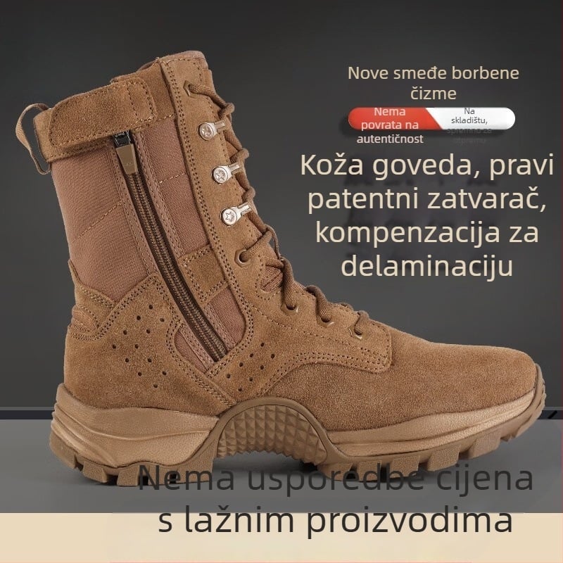 Vanjske visoke borbene čizme, unisex za odrasle, prozračne najlonske, pustinjačke/taktičke čizme
