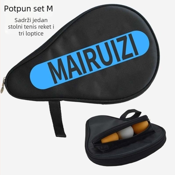 Set stolnog tenisa s futrolom u obliku tikve, drži 3 lopte, Oxford materijal, brend MRAZ