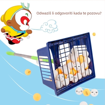 Stroj za prikupljanje ping-pong lopti za stolni tenis, velika kapaciteta, lagan, materijal: svila cvijeća