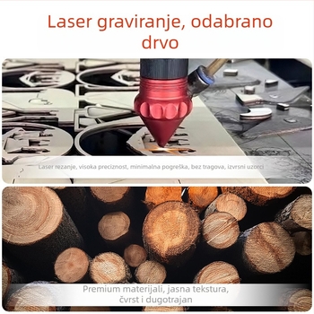 Drveni 3D puzzle u obliku pištolja za stolni tenis, DIY prilagodba, OEM logo, višefunkcionalna igračka