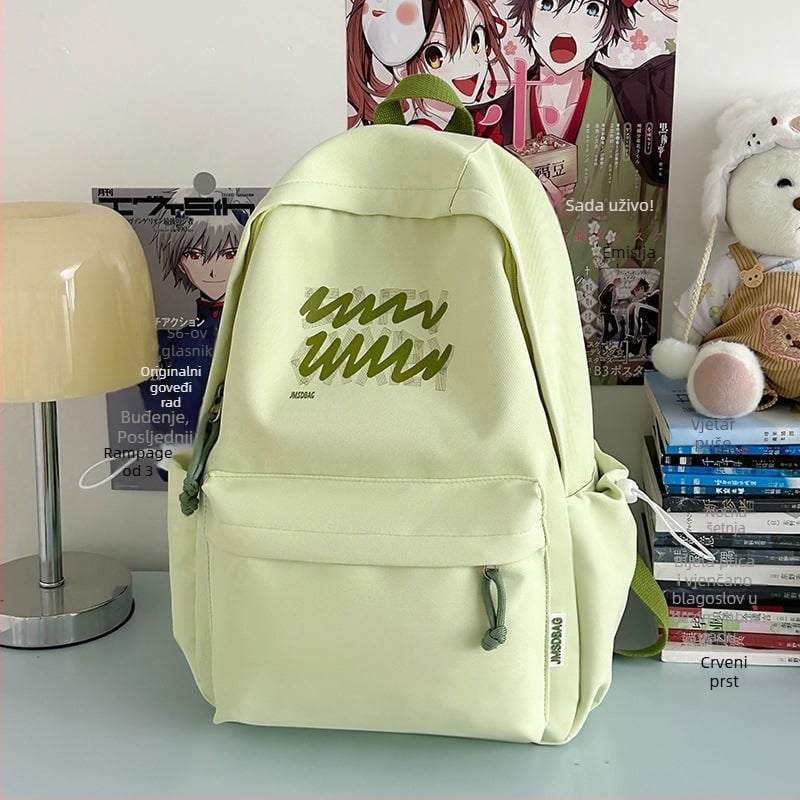 Nylon studentski ruksak za svakodnevnu upotrebu, kapacitet ispod 20 L, kompatibilan s 13-inčnim prijenosnim računalom, remeni s zračnim jastukom, prozračan