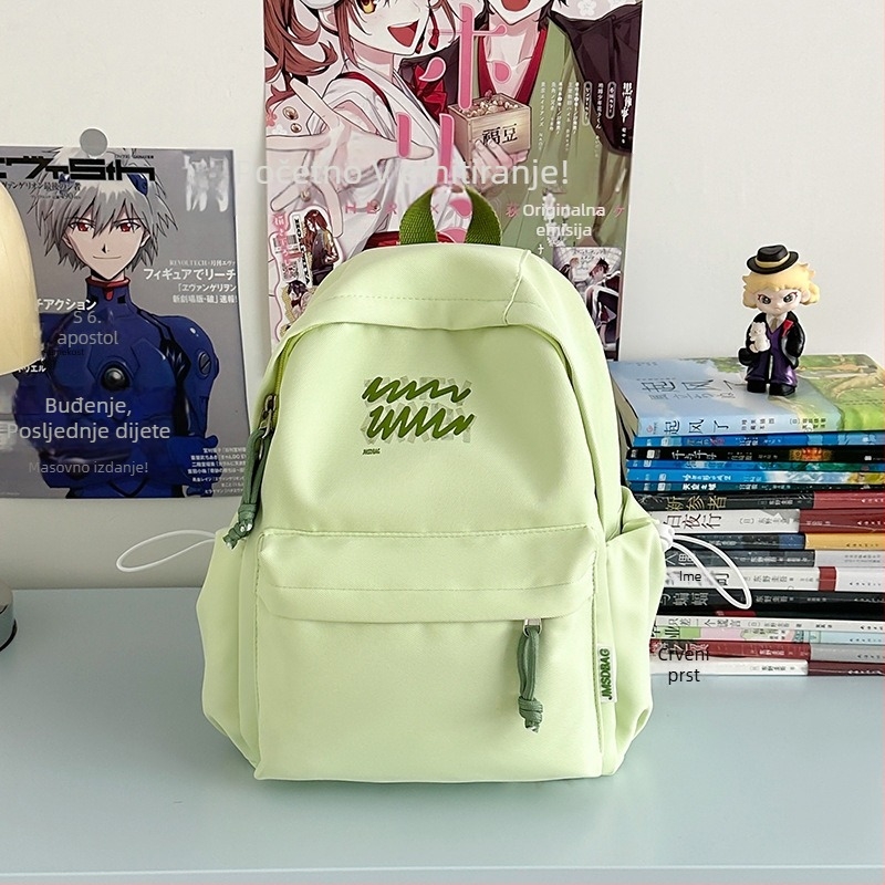 Unisex nylon ruksak za svakodnevnu upotrebu, ležerni stil, kapacitet do 20 L, pogodan za 13-inčni prijenosnik, prozračne naramenice