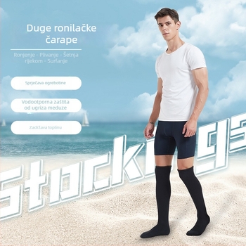 Ronilačke čarape, 3 mm neopren, protuklizne, tople, otporne na habanje, srednje duljine