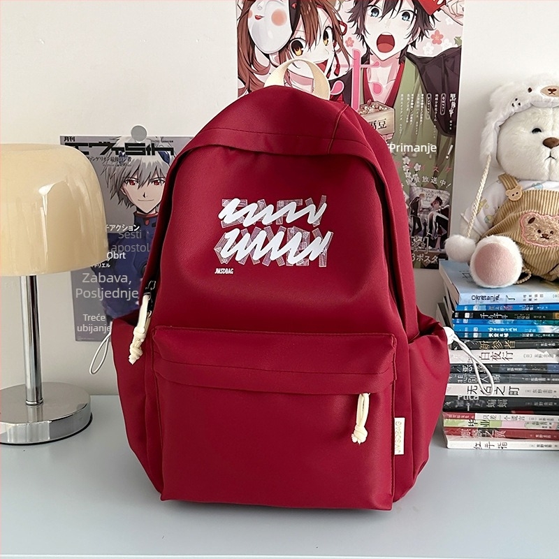 Nylon ruksak, unisex, za slobodno vrijeme i putovanja, kapacitet ispod 20 L, naramenice s zračnim jastuком