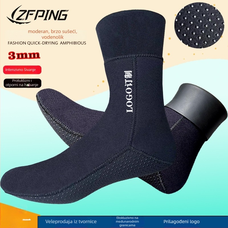 Potapljačke čarape ZFPING, najlon, otporne na rezanje, otporne na probijanje, protuklizne, tople, otporne na pijesak, otporne na habanje