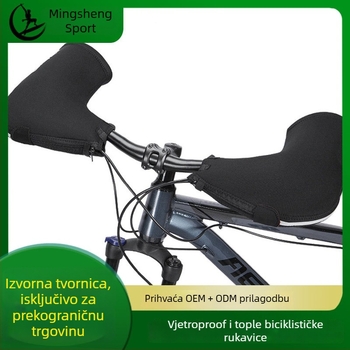 Zimske rukavice za biciklizam — diving fabric, otporne na vjetar, unisex, za odrasle