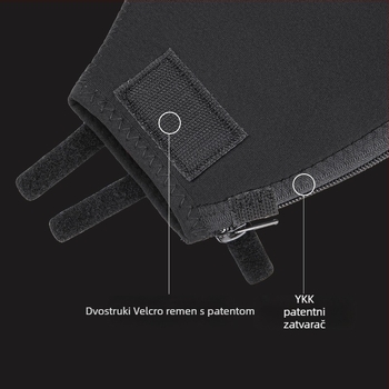 Zimske rukavice za biciklizam — diving fabric, otporne na vjetar, unisex, za odrasle