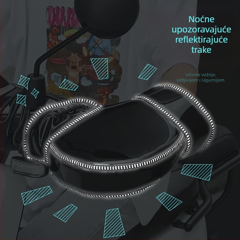 Zimske rukavice za upravljače motocikla, za muškarce i žene, otporne na vjetar, vodonepropusne, s fleece podstavom i debelim pamukovim slojem