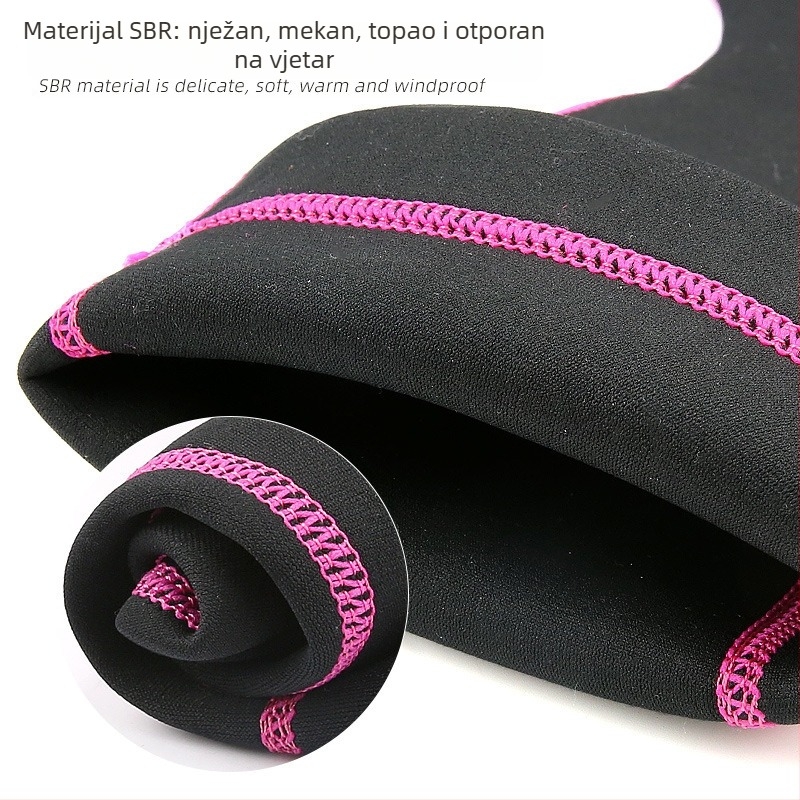 Unisex ronilačke čarape srednje duljine za plažu i vodene sportove, protuklizne, usklađen uzorak boja, 80–90% ronilački materijal