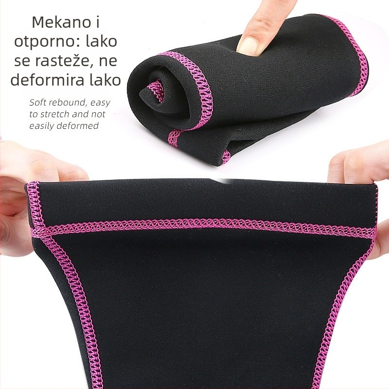 Unisex ronilačke čarape srednje duljine za plažu i vodene sportove, protuklizne, usklađen uzorak boja, 80–90% ronilački materijal